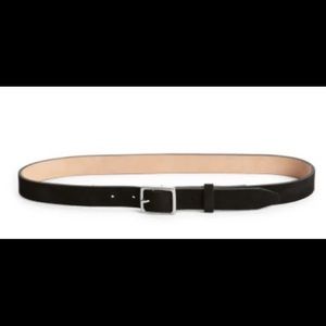 Rag and Bone Suede Boyfriend Belt Black
